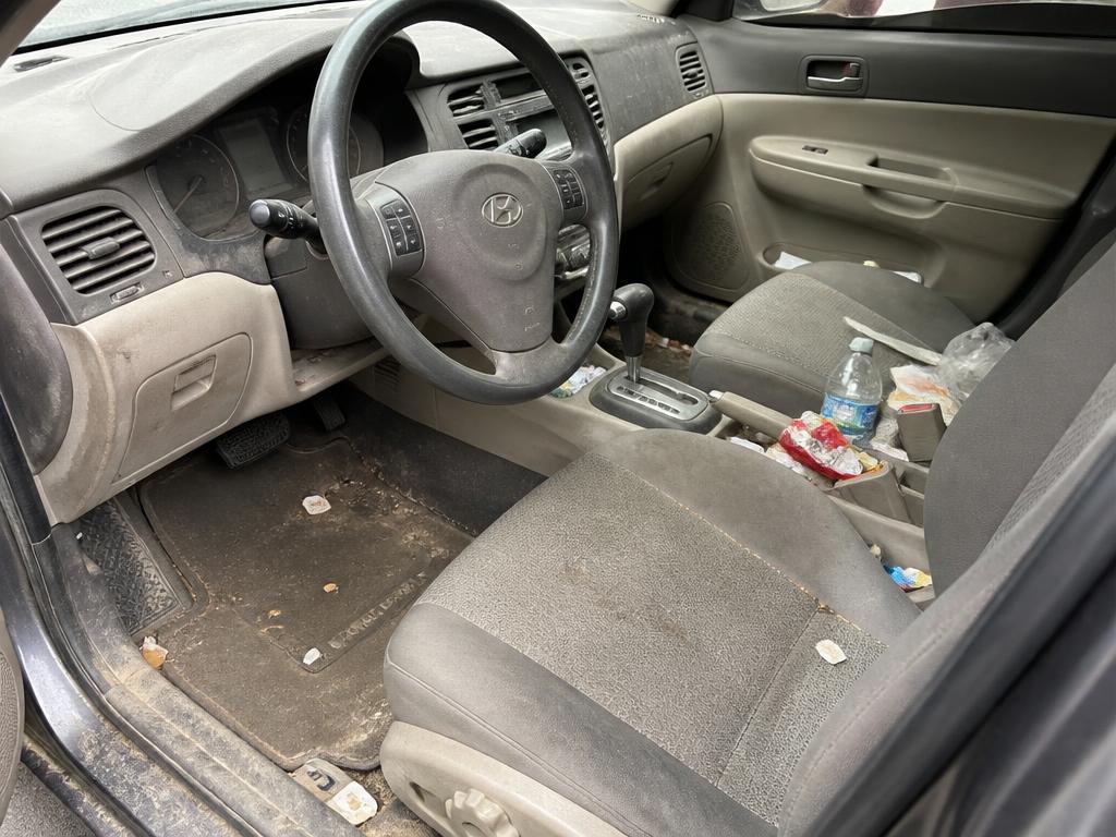 Interior before cleaning